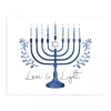 Love & Light Menorah Canvas Art Print