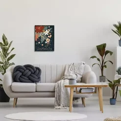 Love, Peace, Joy Christmas Framed Canvas Art Print