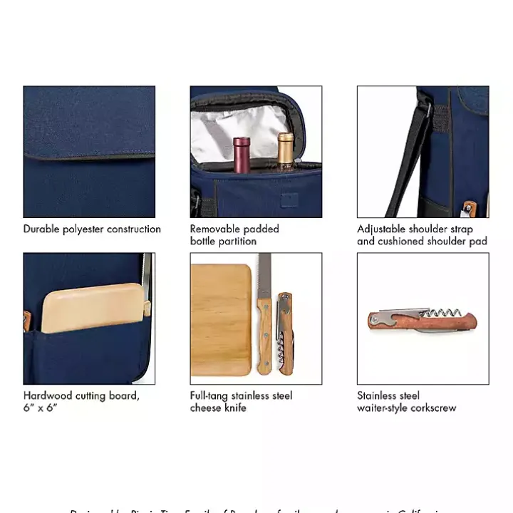 LSU Tigers Wine & Cheese Tote