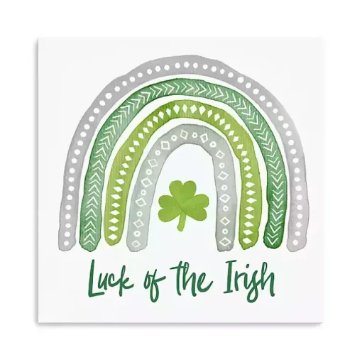 Luck of the Irish Rainbow Canvas Art Print