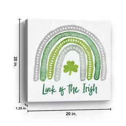 Luck of the Irish Rainbow Canvas Art Print