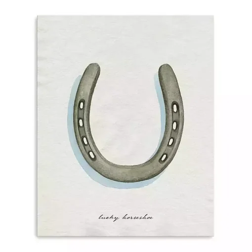Lucky Horseshoe Canvas Art Print