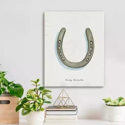 Lucky Horseshoe Canvas Art Print