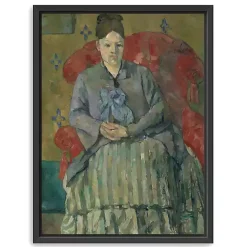 Madame Cezanne Framed Canvas Art Print