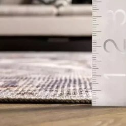 Mali Traditional Medallion Washable Area Rug, 5x8