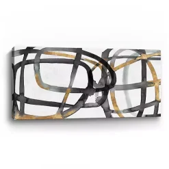 Many Ways Abstract Canvas Art Print, 60x30 in.