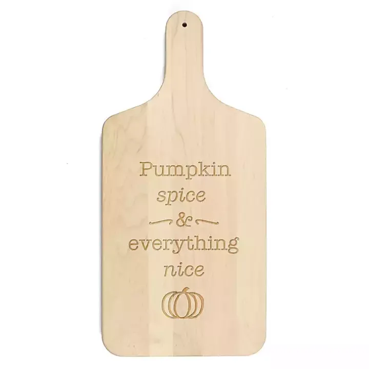 Maple Pumpkin Spice Everything Nice Cutting Board