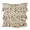 Mari Moroccan Fringe Chunky Knit Pillow