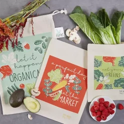 Market Veggies Produce Bags, Set of 3