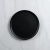 Matte Black Simple Things Salad Plate