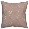 Mauve Botanical Vines Pillow