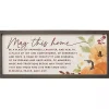 May This Home Harvest Framed Wall Plaque