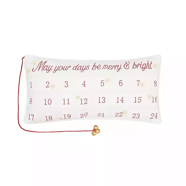 Merry & Bright Advent Calender Lumbar Pillow