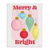 Merry & Bright Poster Canvas Print