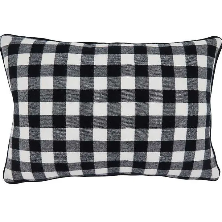 Merry Buffalo Plaid Lumbar Pillow