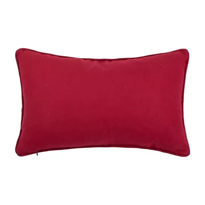 Merry Christmas Jingles Lumbar Pillow