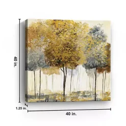Metallic Forest I Canvas Art Print, 40x40 in.