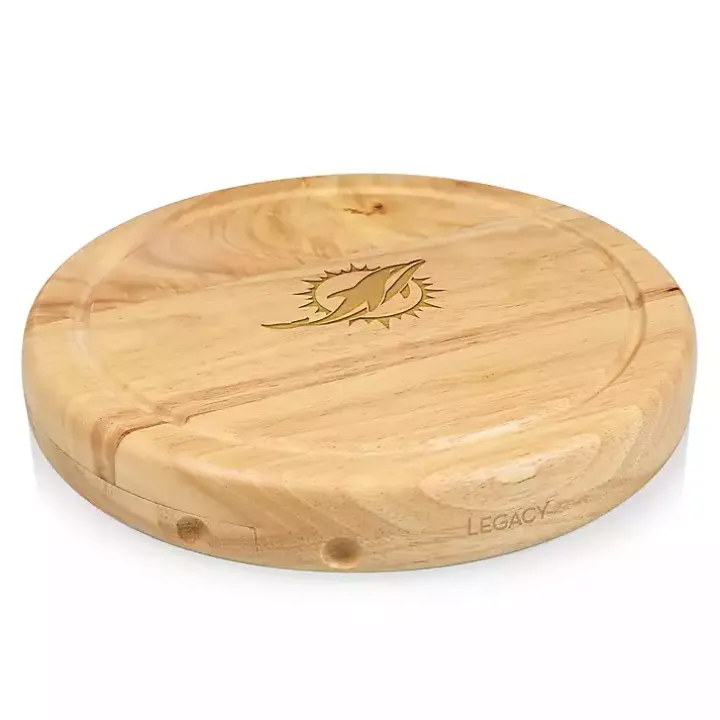 Miami Dolphins Cheese Board and Tool Set