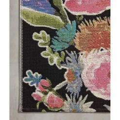 Midnight Garden Party Indoor/Outdoor Rug, 7x11