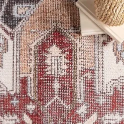 Miley Traditional Medallion Washable Area Rug, 4x6