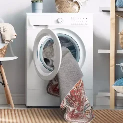 Miley Traditional Medallion Washable Area Rug, 5x8