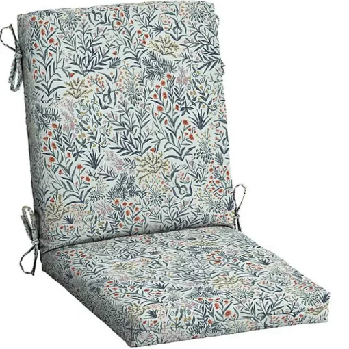 Millennial Leaf Luxe Outdoor Dining Chair Cushion