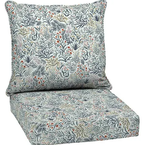 Millennial Leaf 2-pc. Outdoor Deep Seat Cushion