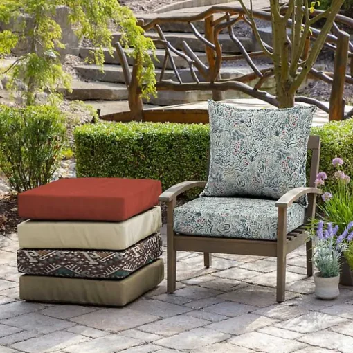 Millennial Leaf 2-pc. Outdoor Deep Seat Cushion