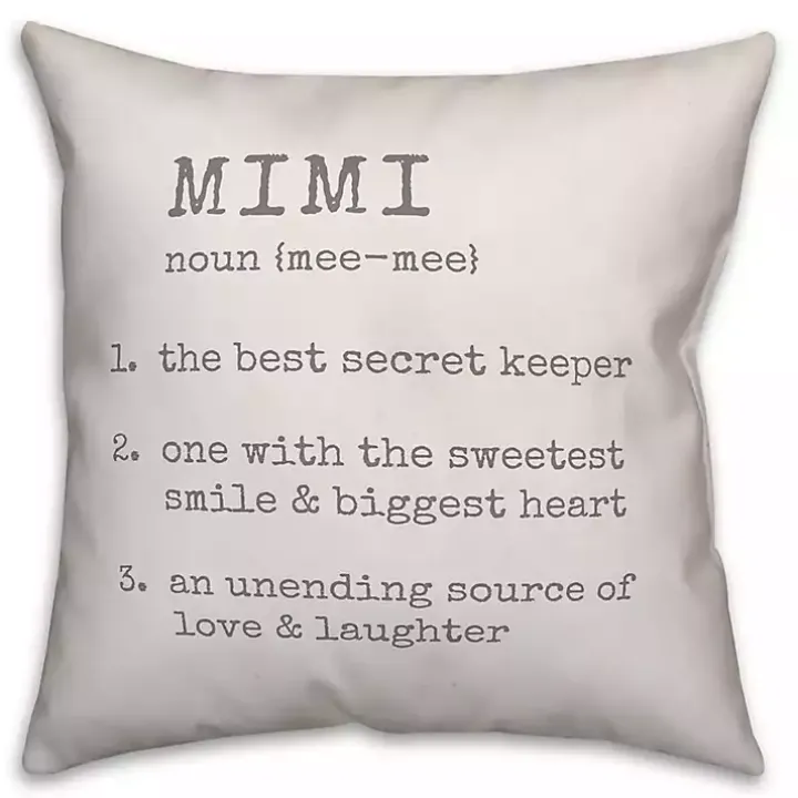 Mimi Definition Pillow