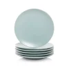 Mineral Blue Classic Coupe Salad Plates, Set of 6