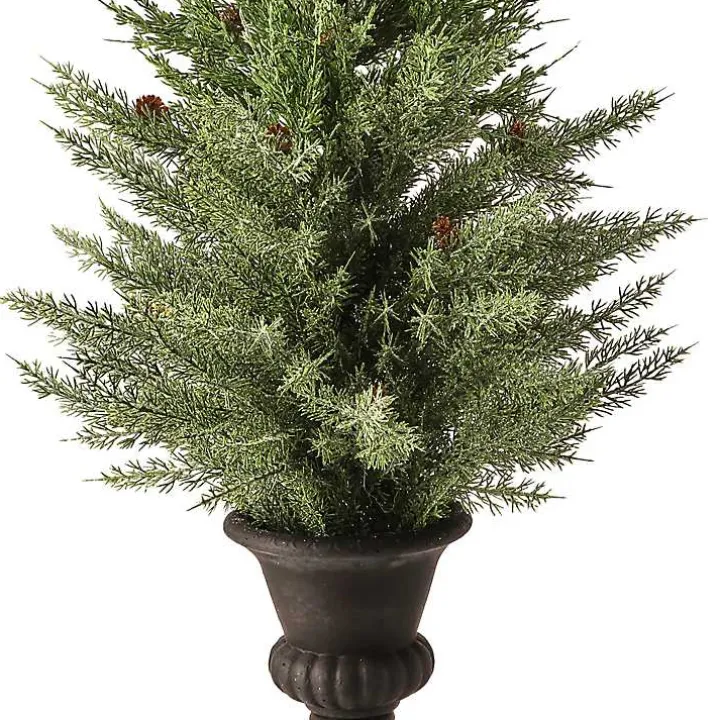 Mini Spruce Tree in Urn Planter