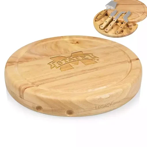 Mississippi State Cheese Board and Tool Set