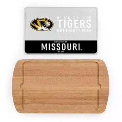 Missouri Tigers Wood and Glass Serving Board