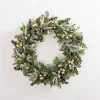 Mixed White Berry Eucalyptus Wreath