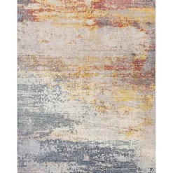 Modern Abstract Sunset Area Rug, 8x12
