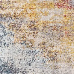 Modern Abstract Sunset Area Rug, 8x12