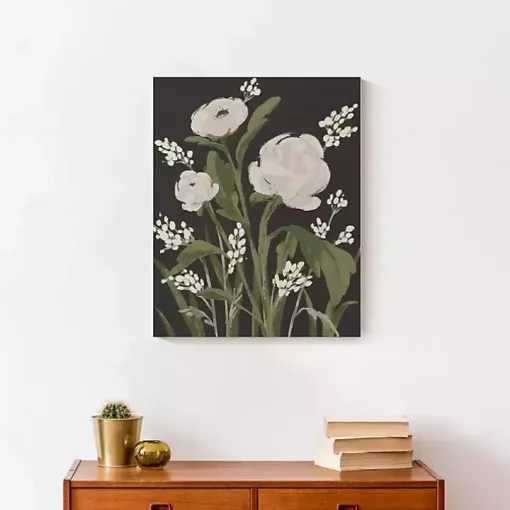 Modern Farmhouse Floral II Canvas Art Print