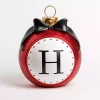 Monogram H Outdoor Christmas Ornament