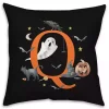 Monogram Q Halloween Indoor/Outdoor Pillow