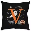 Monogram V Halloween Indoor/Outdoor Pillow