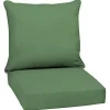 Moss Leala Texture Outdoor Deep Seat Cushions