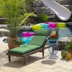 Moss Leala Texture Outdoor Chaise Cushion