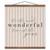 Most Wonderful Time of the Year Wall Hanger