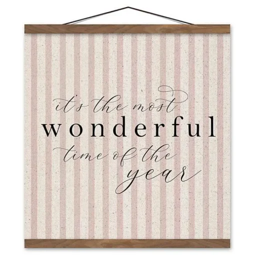 Most Wonderful Time of the Year Wall Hanger