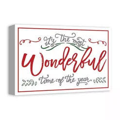 Most Wonderful Time of Year Canvas Art Print