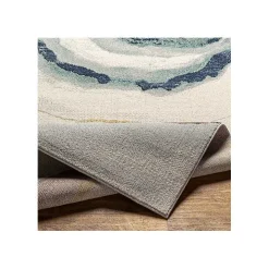 Multicolor Geode Agate Area Rug, 7x10