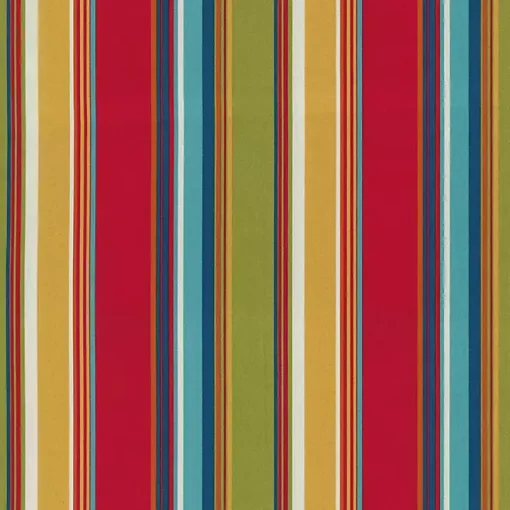 Multicolor Striped Outdoor Pillows, Set of 2