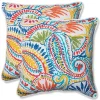 Multicolor Ummi Outdoor Pillows, Set of 2