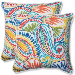 Multicolor Ummi Outdoor Pillows, Set of 2