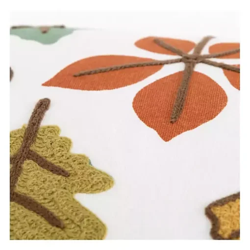Multicolored Leaves Harvest Throw Pillow